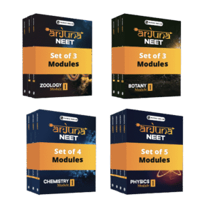 Arjuna For NEET Class 11 Physics, Chemistry, Botany and Zoology Modules with Solutions & 15 OMR Sheets Combo Set of 15 Books For (2025 Edition).